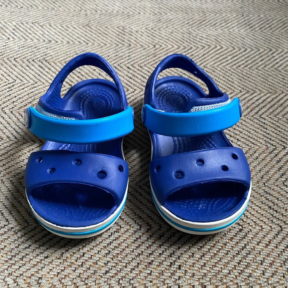 Baby boy Blue Croc Sandals